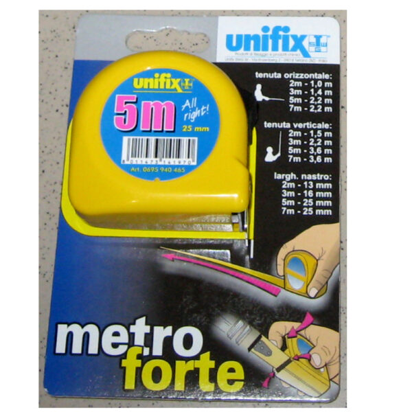 Metro-forte-flessometro-professionale-5-metri-Unifix-prezzo-costo-online