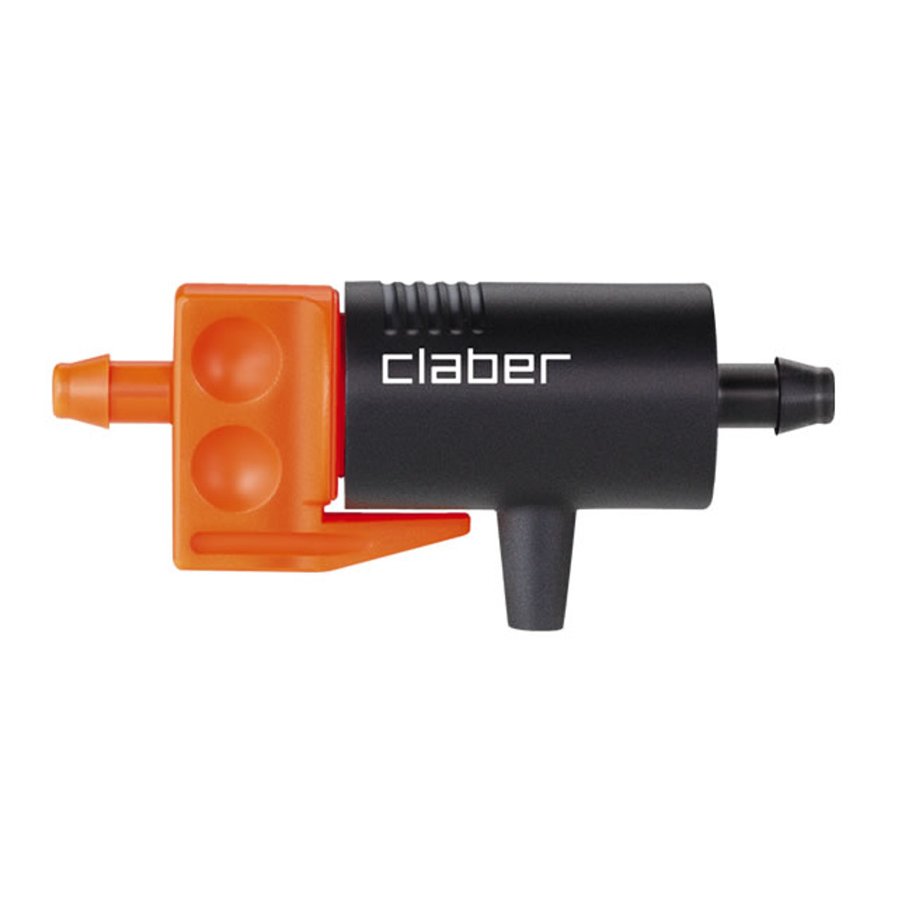 50 Teste Gocciolatori Regolabili Per Irrigazione – Compatibili Con Tubo 4 Mm (diametro Interno) – 8 Fori, Portata 0-120L/h
